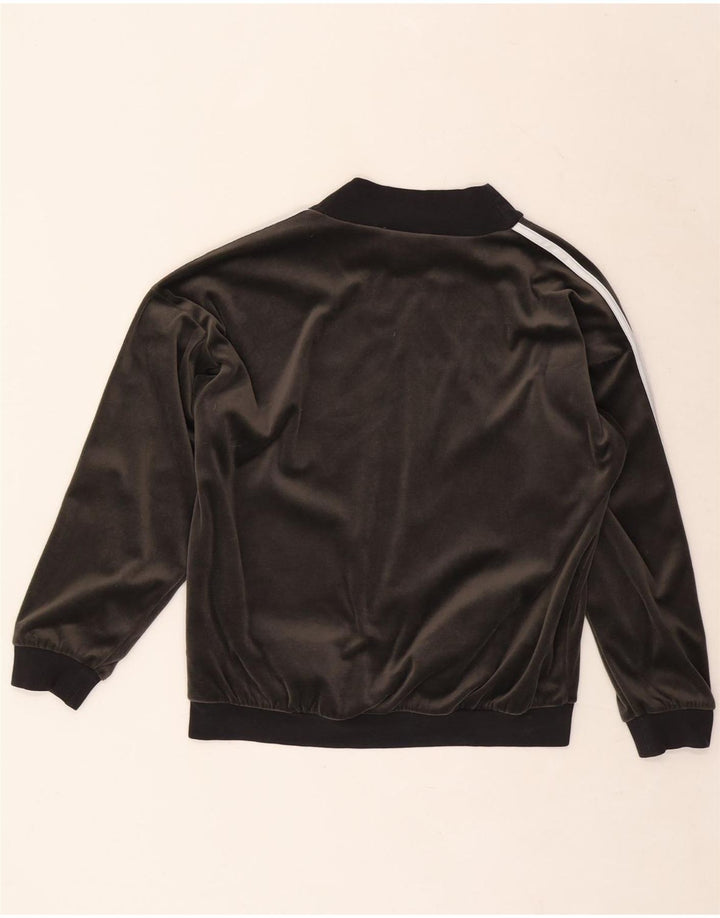Adidas Sudadera de terciopelo para niña 11-12 años Gris Poliéster
