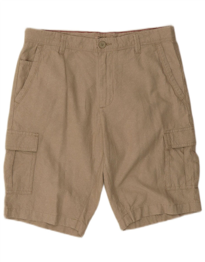 Dack's Pantalones cortos tipo cargo para hombre IT 50 Large W34 Algodón beige