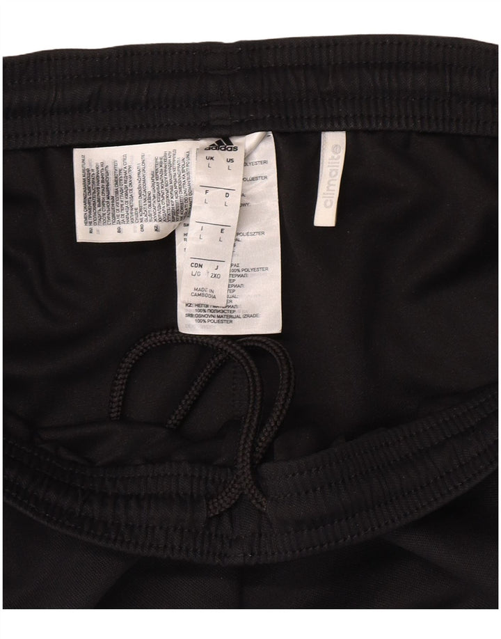 Adidas Mens Climalite Sport Shorts Grande Negro Poliéster