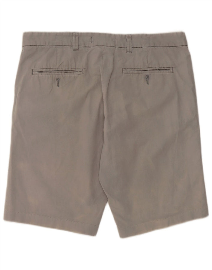 French Connection Pantalones cortos chinos para hombre W34 Algodón gris grande