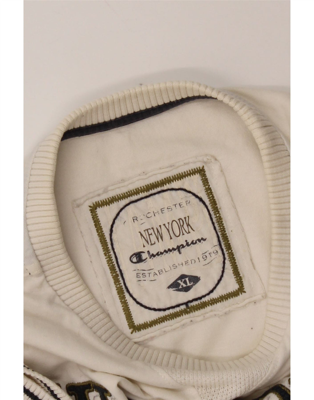 Champion Camiseta gráfica para mujer UK 40 XL Blanco