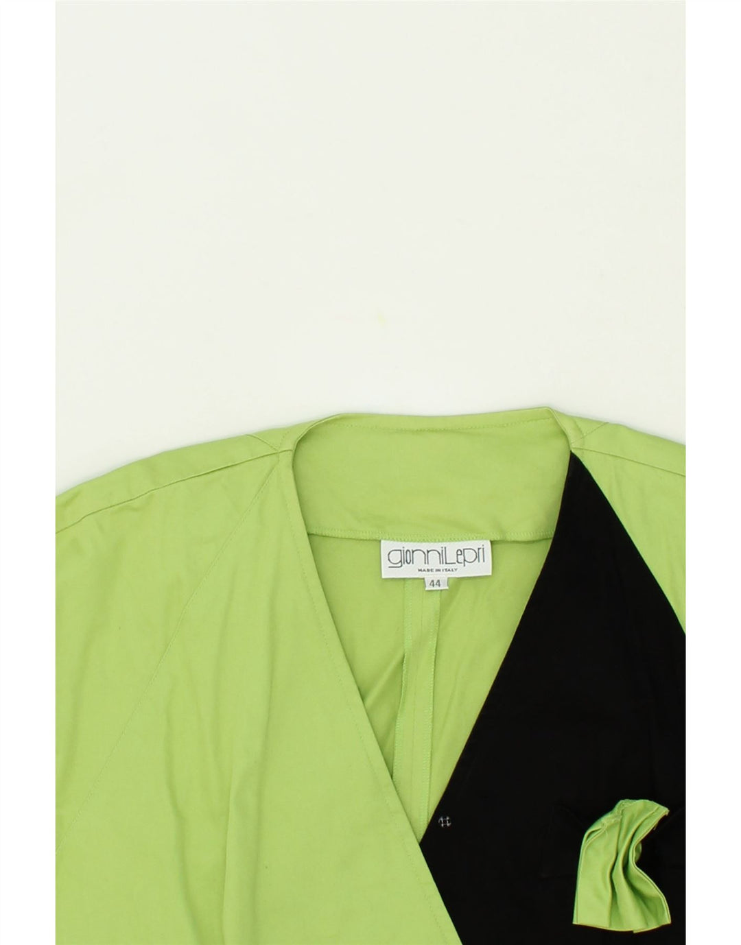 VINTAGE Womens Double Breasted Blazer Jacket IT 44 Medium Green Vintage Vintage and Second-Hand Vintage from Messina Hembry 