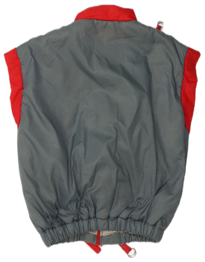 JACK DANIELS Chaleco para mujer UK 40 Grande Gris Colorblock