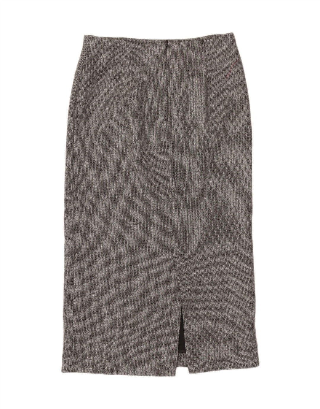 ZARA Womens Straight Skirt Medium W28  Grey Chevron Polyester Vintage Zara and Second-Hand Zara from Messina Hembry 