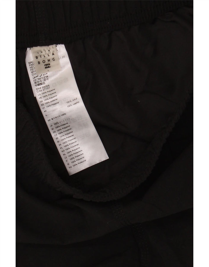 Billabong Pantalones cortos deportivos para mujer US 6 Mediano Negro Poliéster