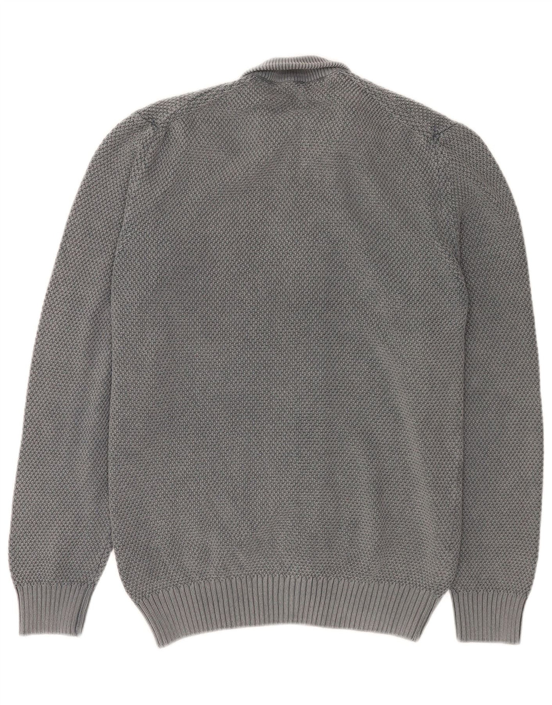 Cárdigan Hombre Trussardi Jeans Algodón Gris Medio