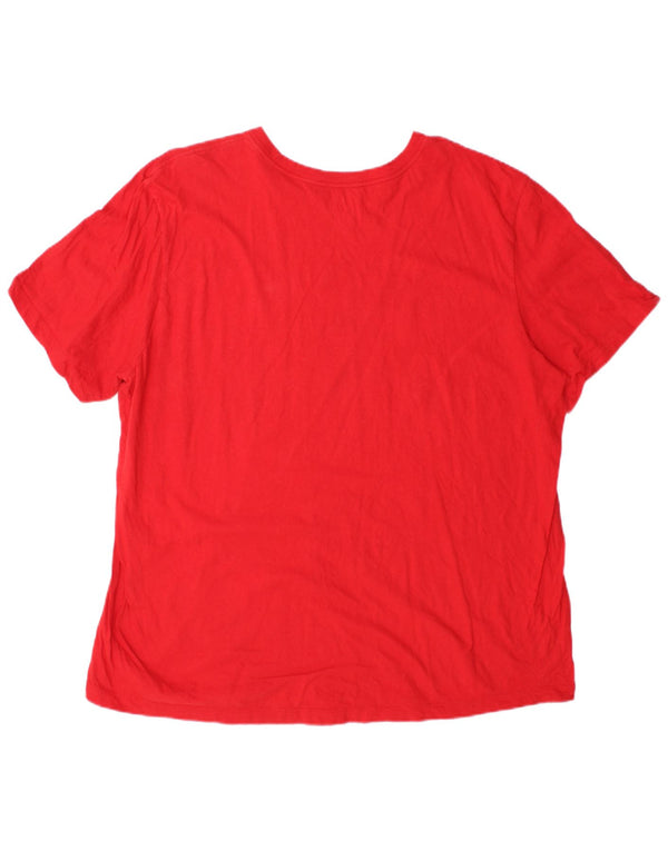 Nike Camiseta gráfica para hombre Top 2XL Rojo