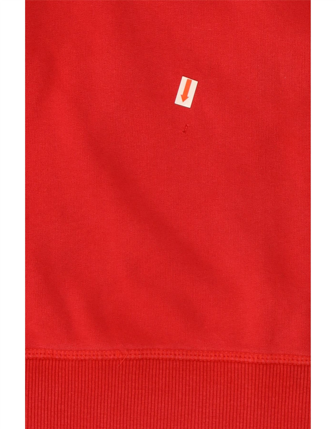 Superdry Sudadera con capucha y cremallera para hombre, talla pequeña, algodón rojo