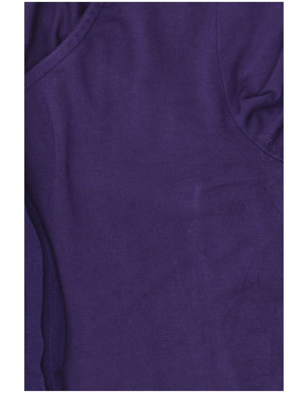 WHITE STUFF Top de mujer de manga larga UK 10 Small Viscosa morada