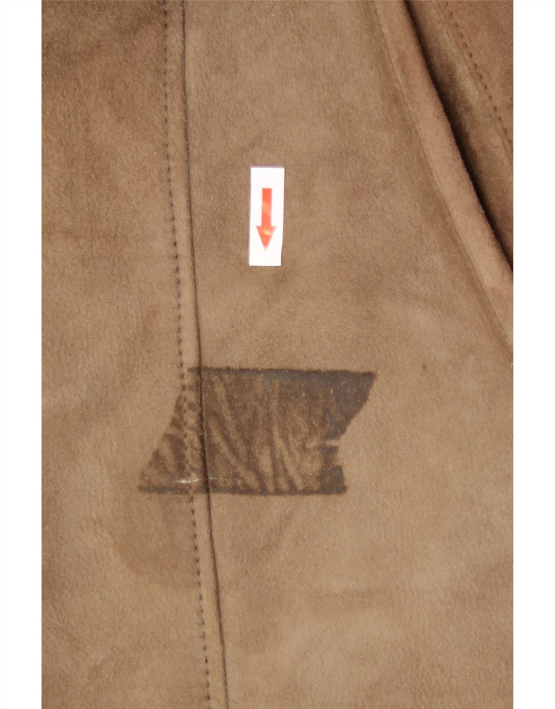 Vintage mujer shearling abrigo Reino Unido 18 XL Beige Shearling