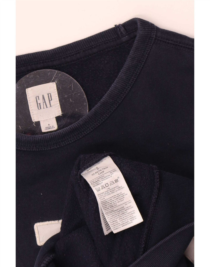 Gap Hombre Sudadera Gráfica Jersey Pequeño Algodón Azul Marino
