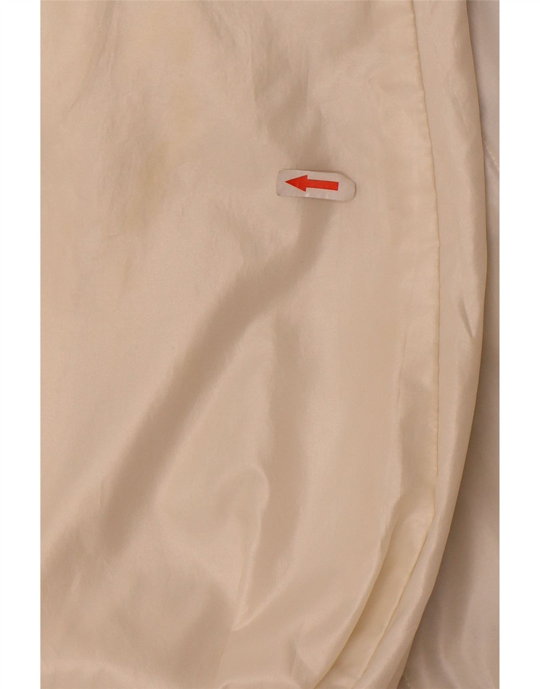 Vintage mujer impermeable Reino Unido 14 medio blanco