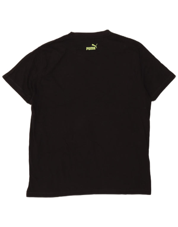 Puma Camiseta gráfica para hombre Top XL Negro