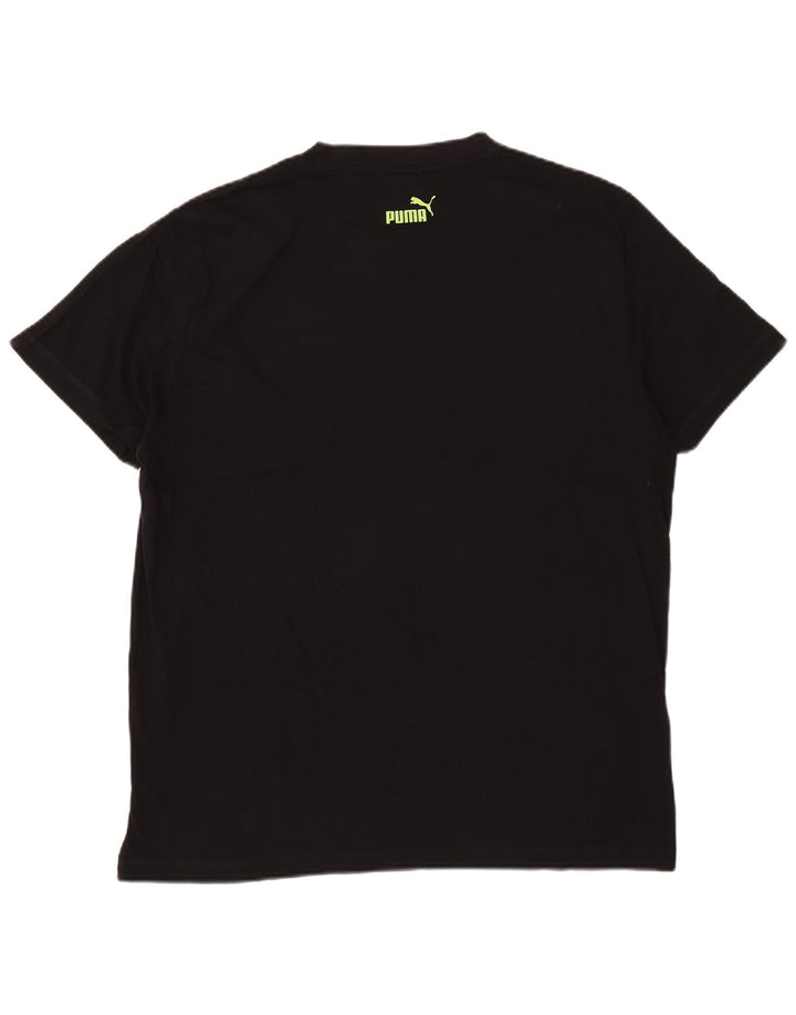 Puma Camiseta gráfica para hombre Top XL Negro