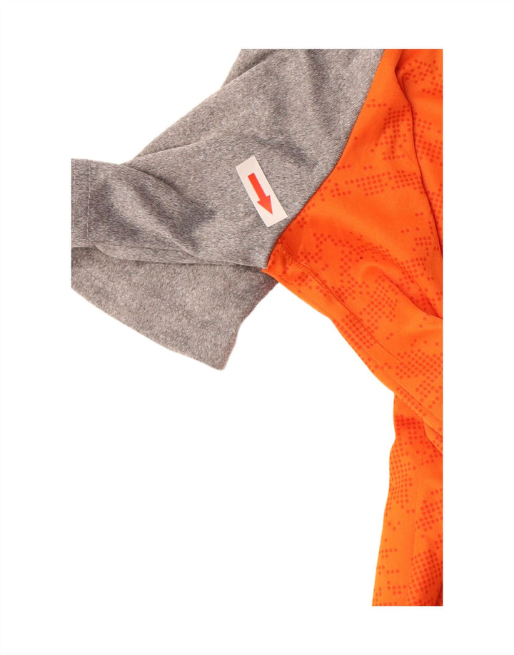 Camiseta Puma Hombre Top Small Naranja Moteado Poliéster