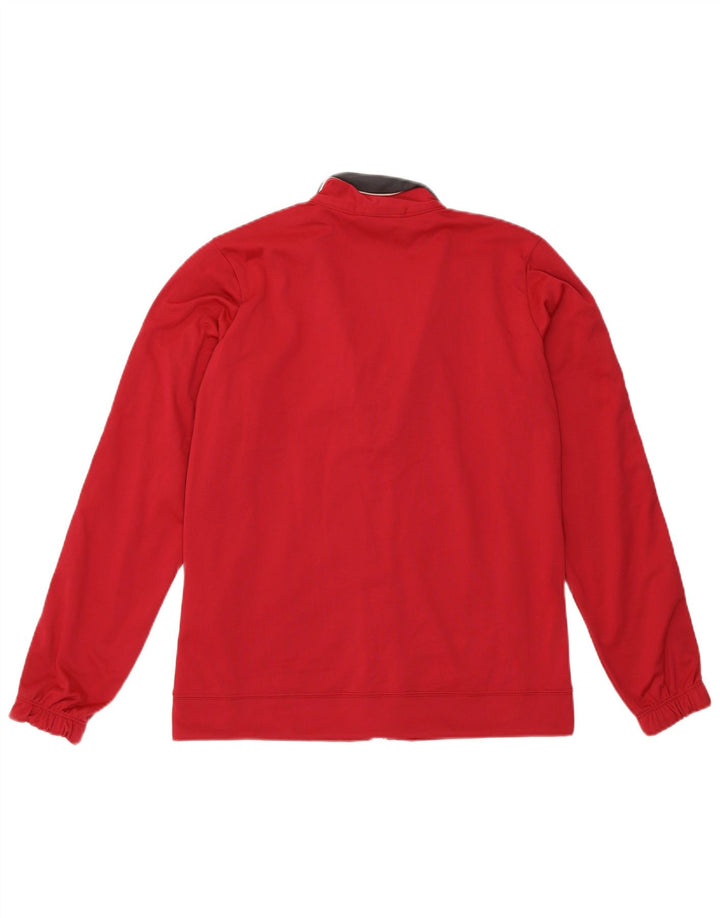 Champion Chaqueta de chándal de fácil ajuste para mujer UK 10 Small Red Poliéster