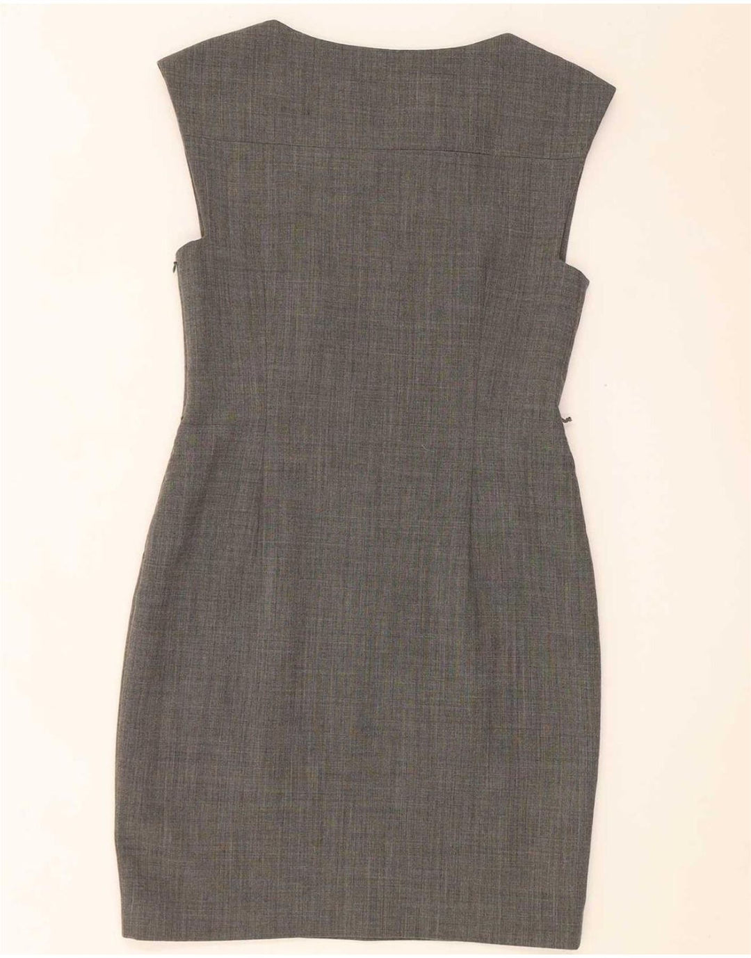 Ted Baker Vestido tubo sin mangas para mujer Talla 2 Pequeño Poliéster gris
