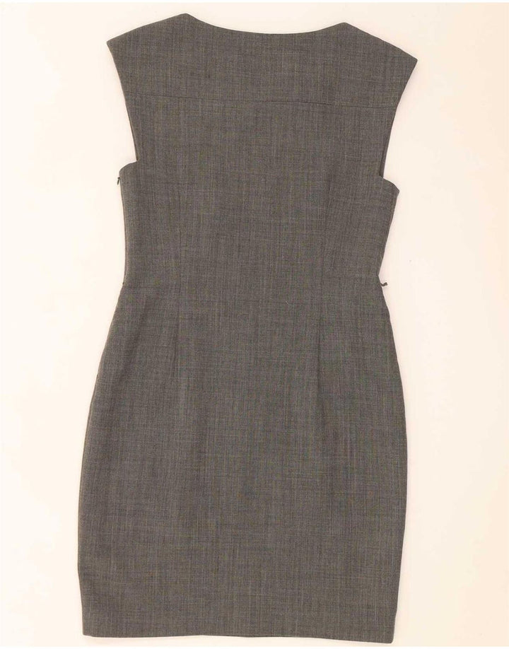 Ted Baker Vestido tubo sin mangas para mujer Talla 2 Pequeño Poliéster gris