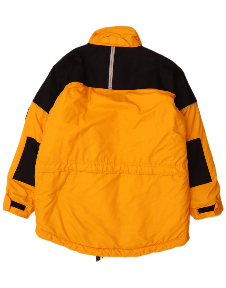 RUCANOR Chaqueta acolchada holgada para hombre UK 48 Medium Yellow Colourblock