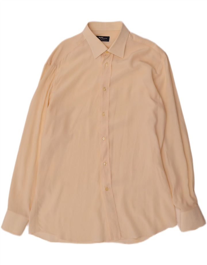 Fenicia Camisa para hombre Talla 39 15 1/2 Mediana Blanquecina