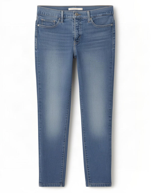 Levi's Mujer 311 Crop Shaping Skinny Jeans W29 L25 Algodón Azul