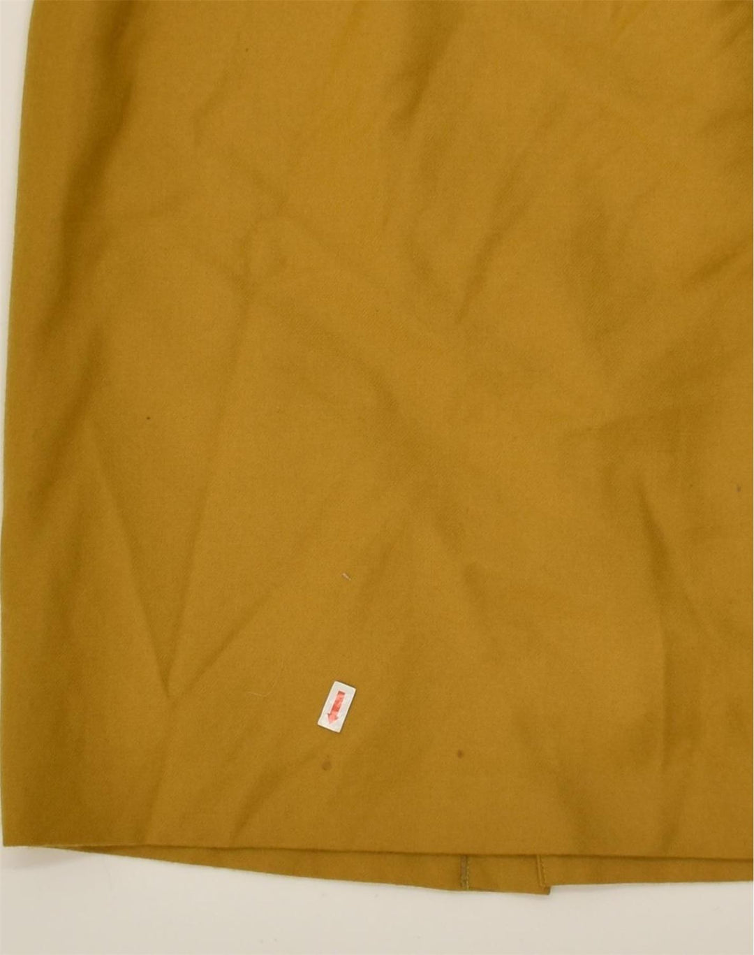 VINTAGE Womens Straight Skirt IT 42 Medium W26  Yellow Cotton | Vintage Vintage | Thrift | Second-Hand Vintage | Used Clothing | Messina Hembry 