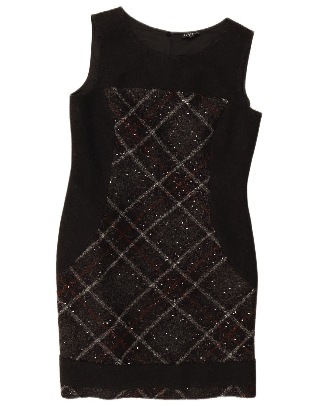 Marks & Spencer Vestido tubo Per Una para mujer UK 42 Medium Black Check