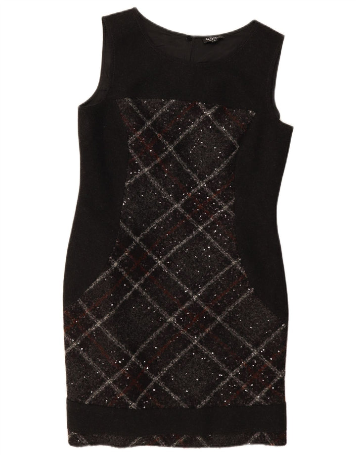 Marks & Spencer Vestido tubo Per Una para mujer UK 42 Medium Black Check