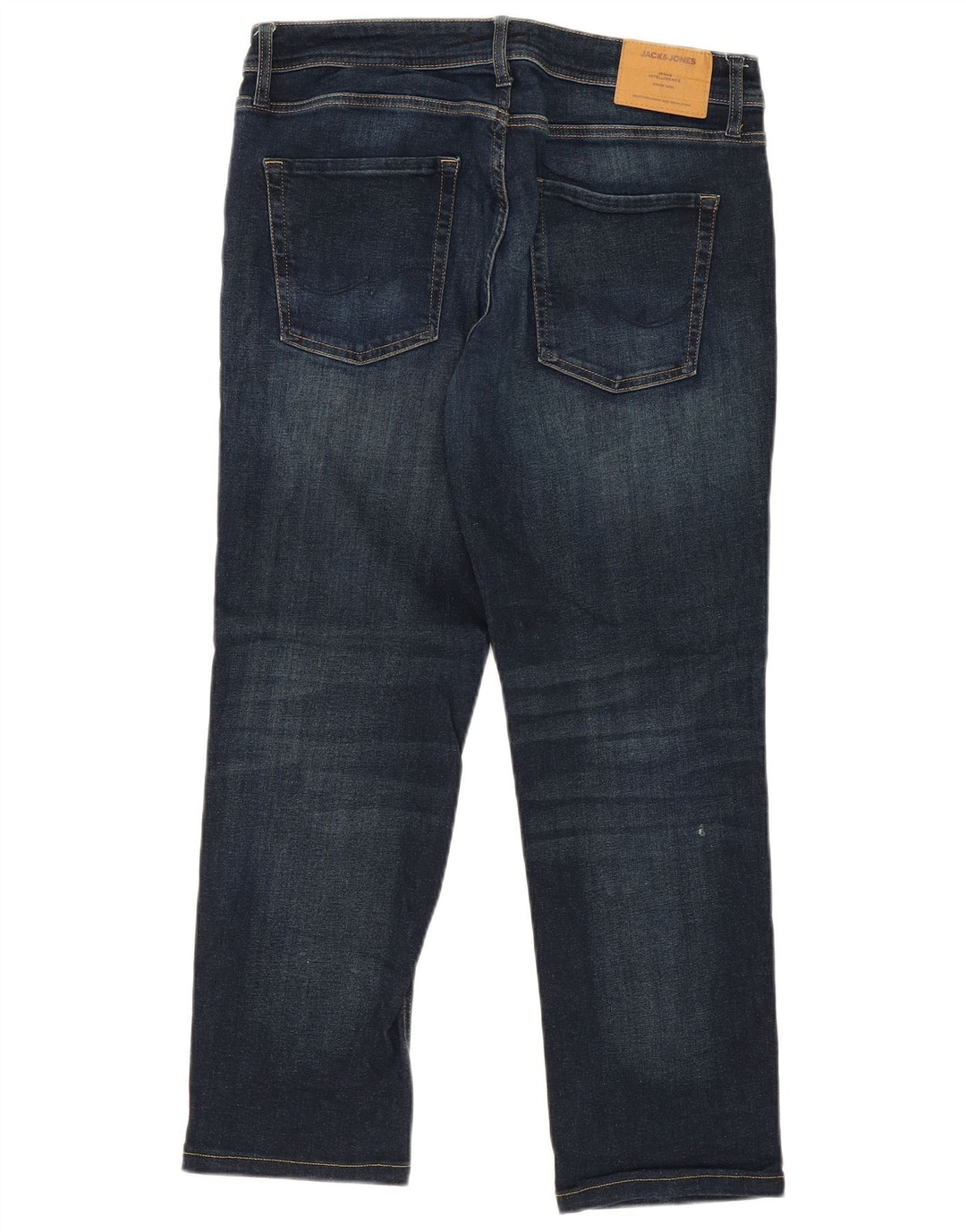 JACK & JONES Vaqueros rectos de corte regular Clark para hombre W34 L27 Algodón azul