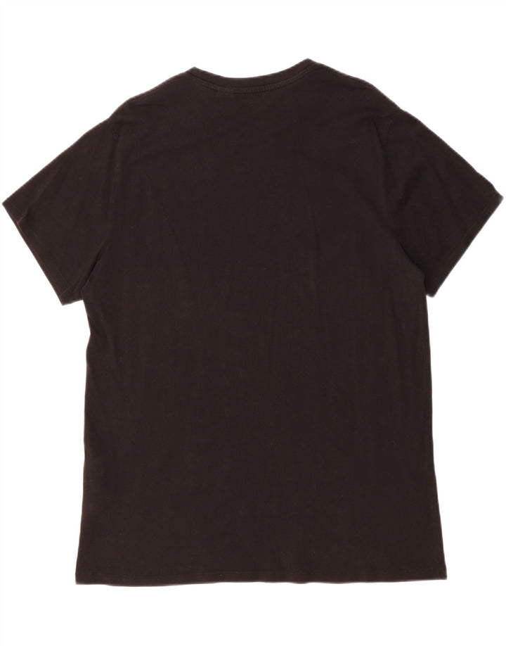 LEVI'S Mens Graphic T-Shirt Top XL Black Cotton Vintage Levi's and Second-Hand Levi's from Messina Hembry 