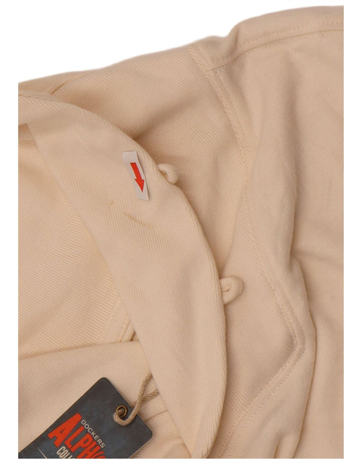 Dockers Sudadera Jumper XL De Algodón Blanco Roto Hombre