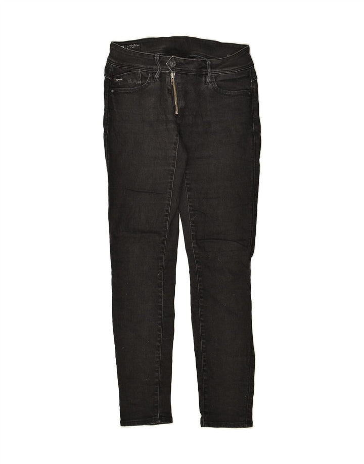 G-STAR Womens GLENN Slim Jeans W27 L32  Black Cotton | Vintage G-Star | Thrift | Second-Hand G-Star | Used Clothing | Messina Hembry 