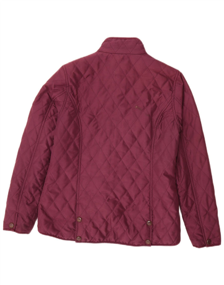 JACK MURPHY Chaqueta acolchada para mujer UK 10 Small Purple Poliéster