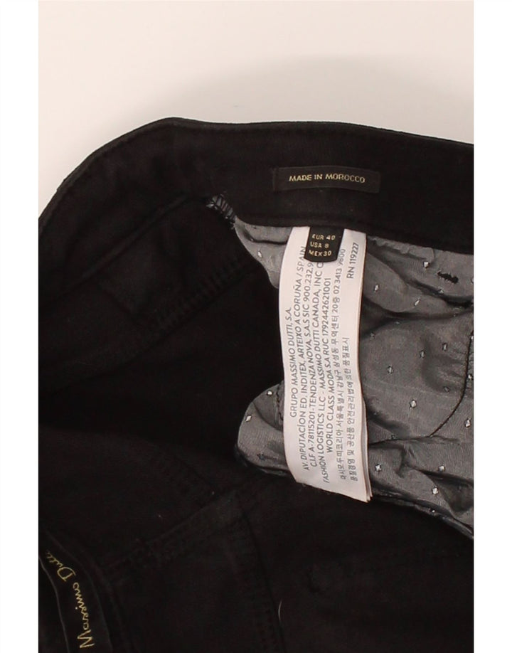 MASSIMO DUTTI Womens Slim Jeans EU 40 Medium W30 L28 Black Cotton Vintage Massimo Dutti and Second-Hand Massimo Dutti from Messina Hembry 