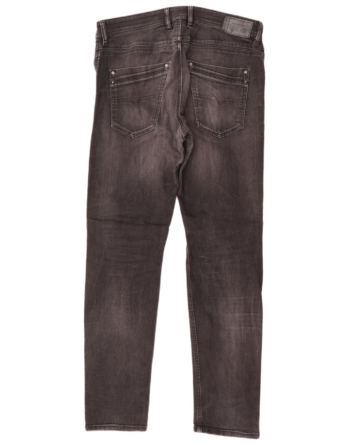 DIESEL Vaqueros Krayver Regular Carrot Slim para Hombre W34 L32 Algodón Gris