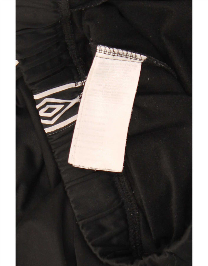 Umbro Hombre Pantalones De Chándal Gráfico Grande Poliéster Negro