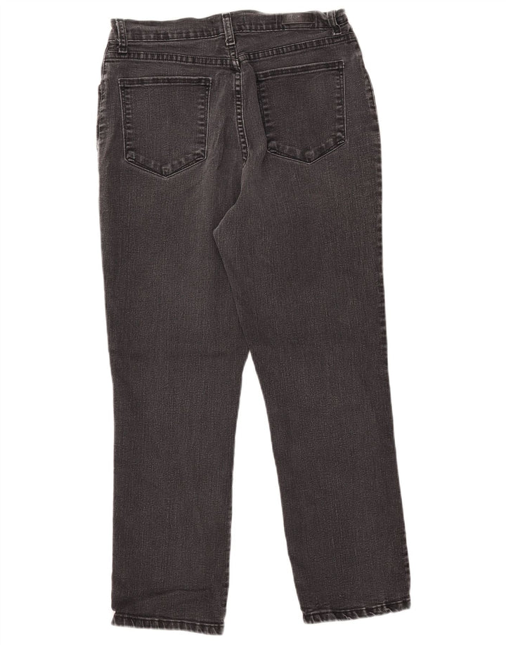 LEE Jeans rectos pequeños para mujer US 8 mediano W30 L27 algodón negro