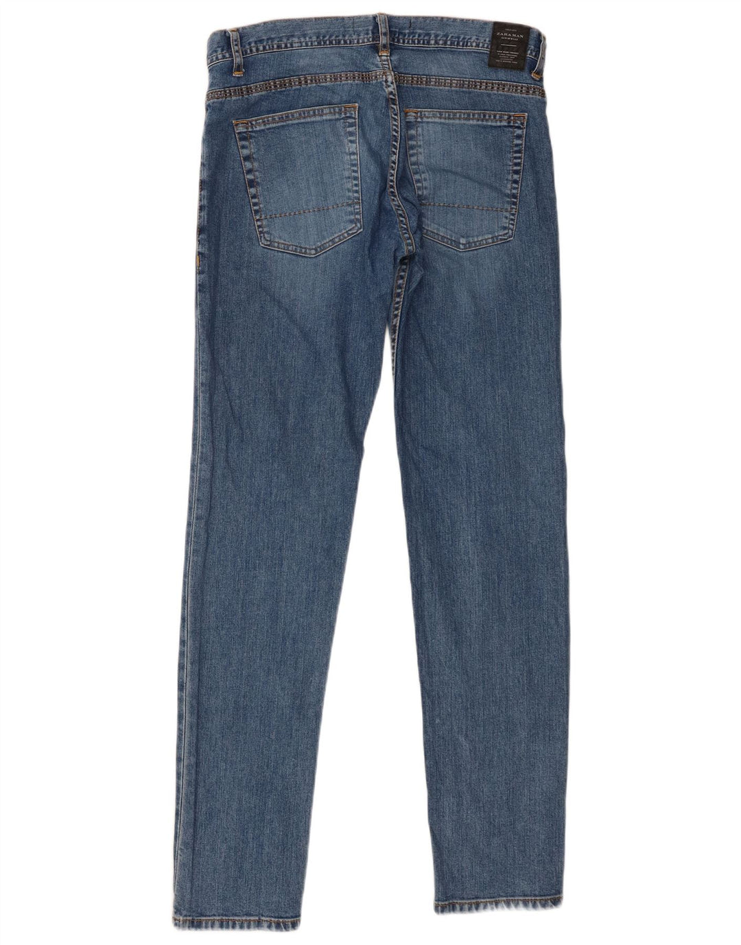 Zara Mens Slim Jeans EU 40 Medium W31 L32 Algodón Azul