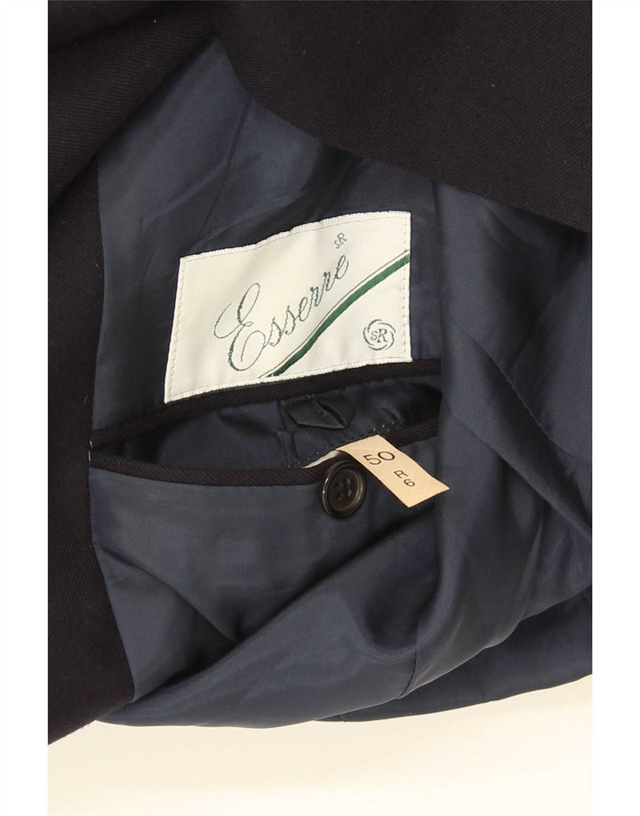 Essere Chaqueta tipo blazer con doble botonadura para hombre IT 50 Large Azul marino