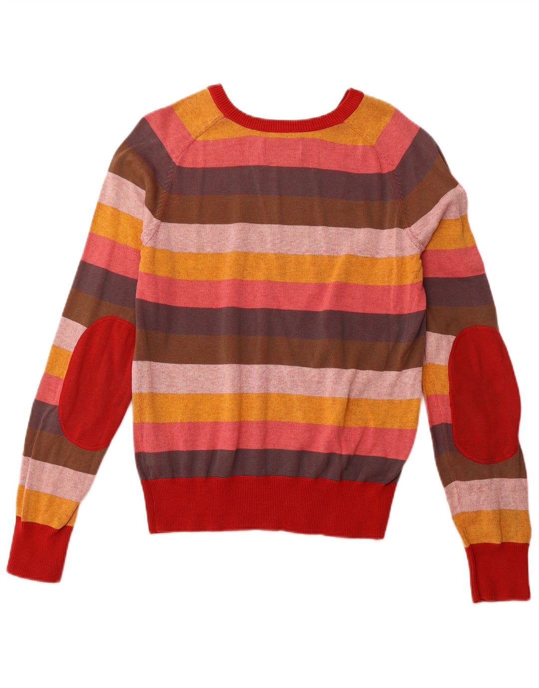 LEE Womens Boat Neck Jumper Sweater UK 10 Small Multicoloured Striped