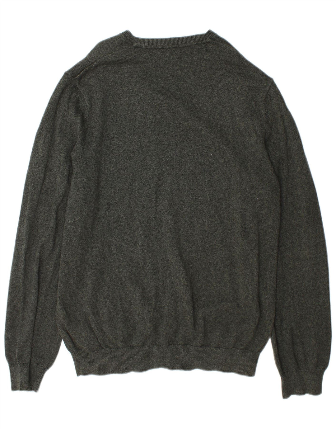 Marks & Spencer Jersey con Cuello en V para Hombre XL Algodón Verde