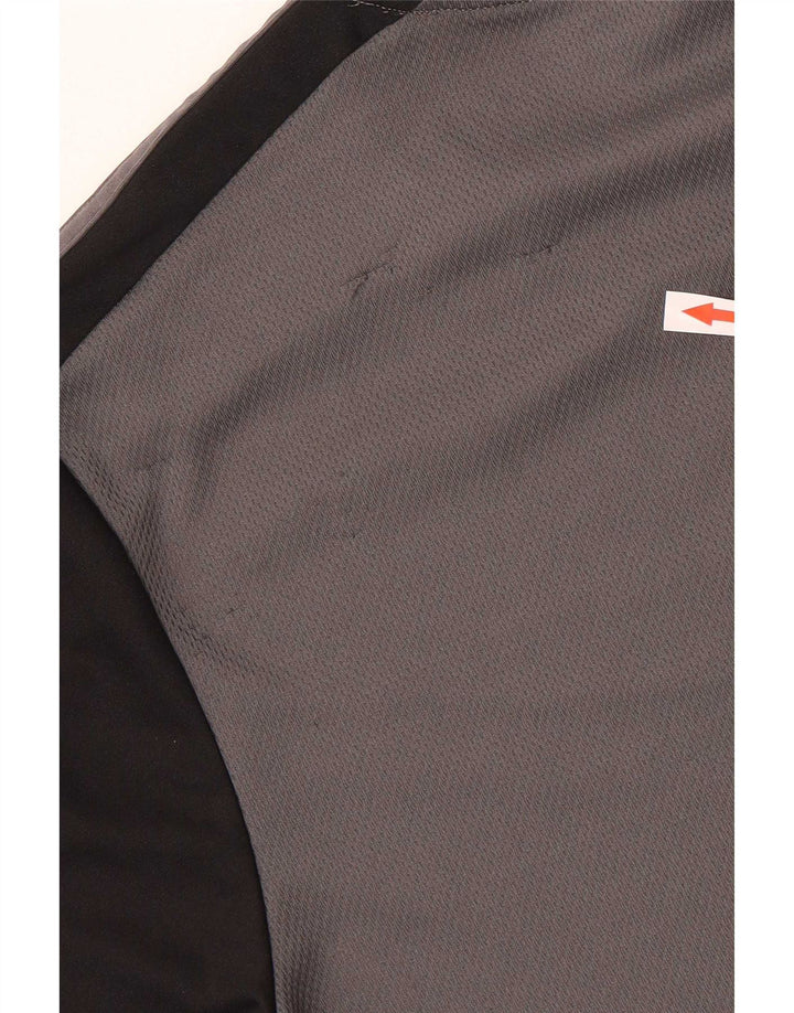 Adidas Hombre Camiseta Top Medium Negro Colorblock