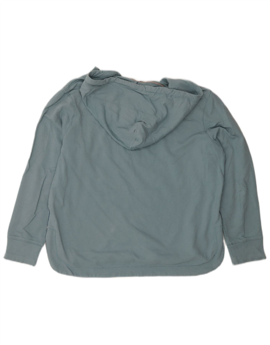 White Stuff Jersey con capucha extragrande para mujer UK 10 Small Blue Cotton