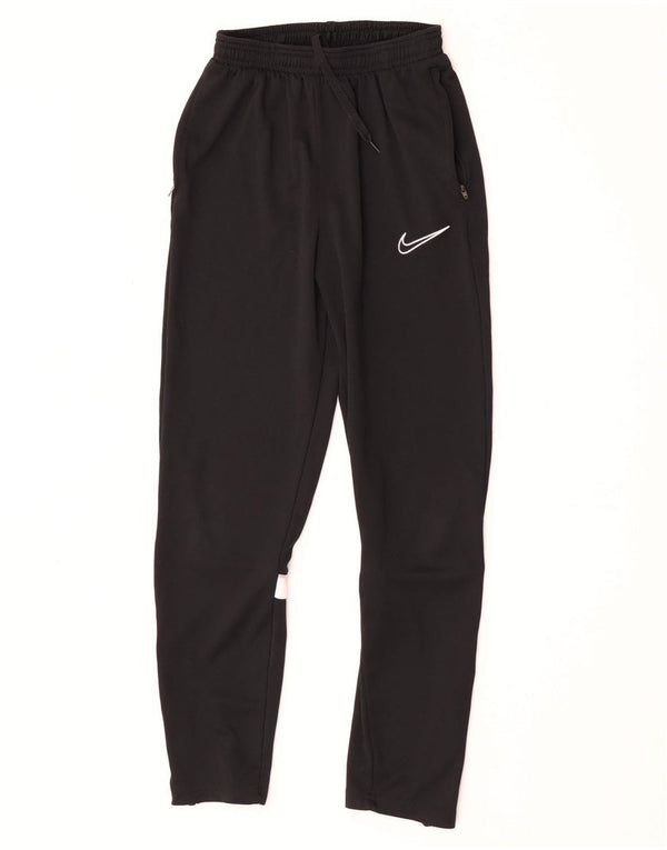 Nike Pantalones de chándal Dri Fit para niños 13-14 años XL Negro Colorblock