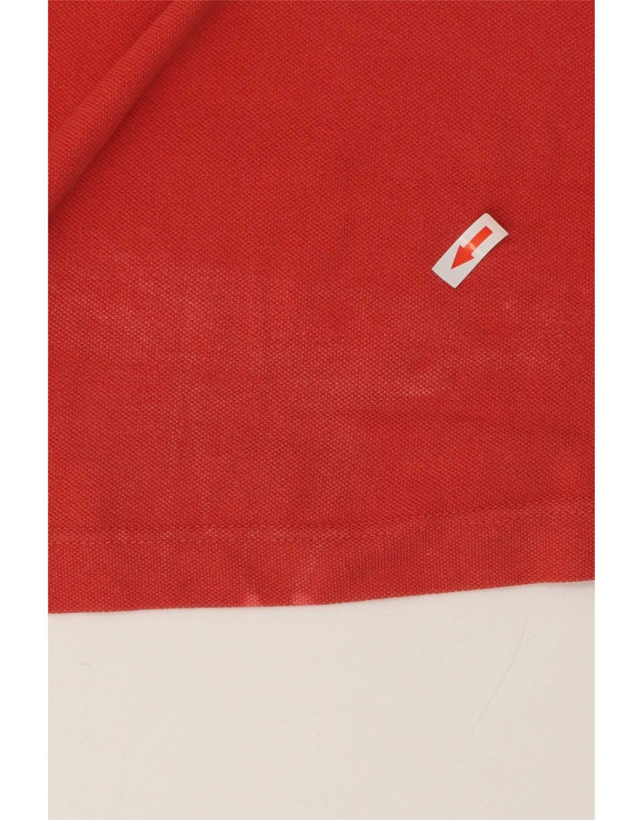 Polo Kappa Hombre Algodón Rojo Medio