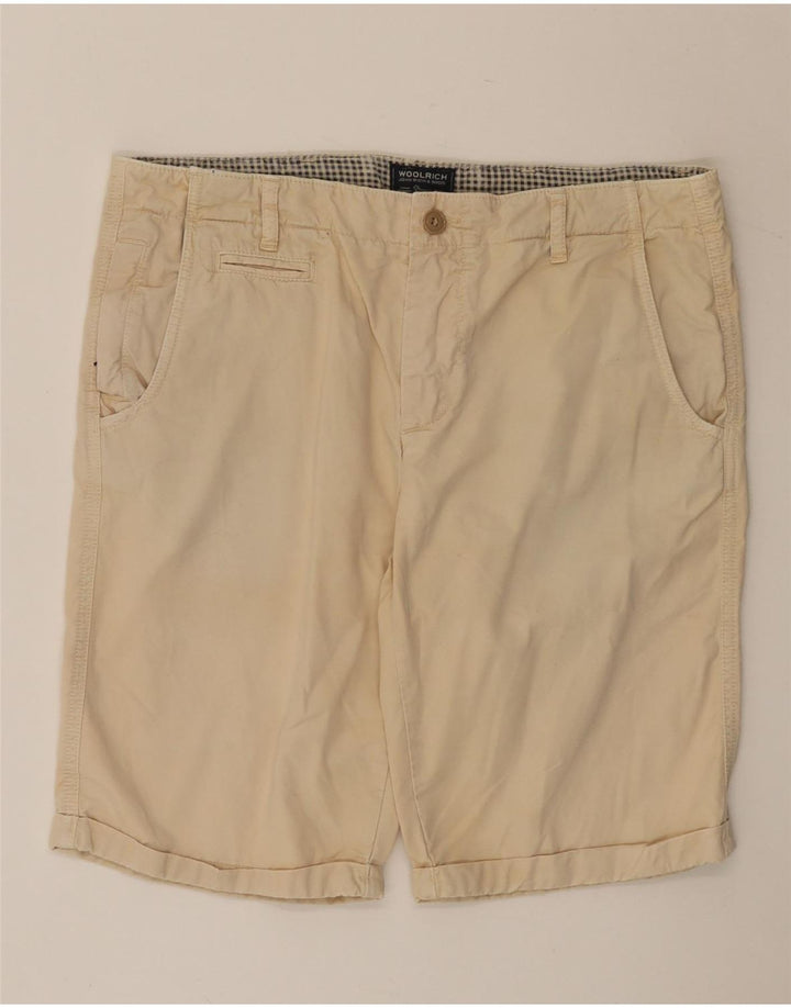 Woolrich Chinos Cortos Para Hombre W33 Beige Medio