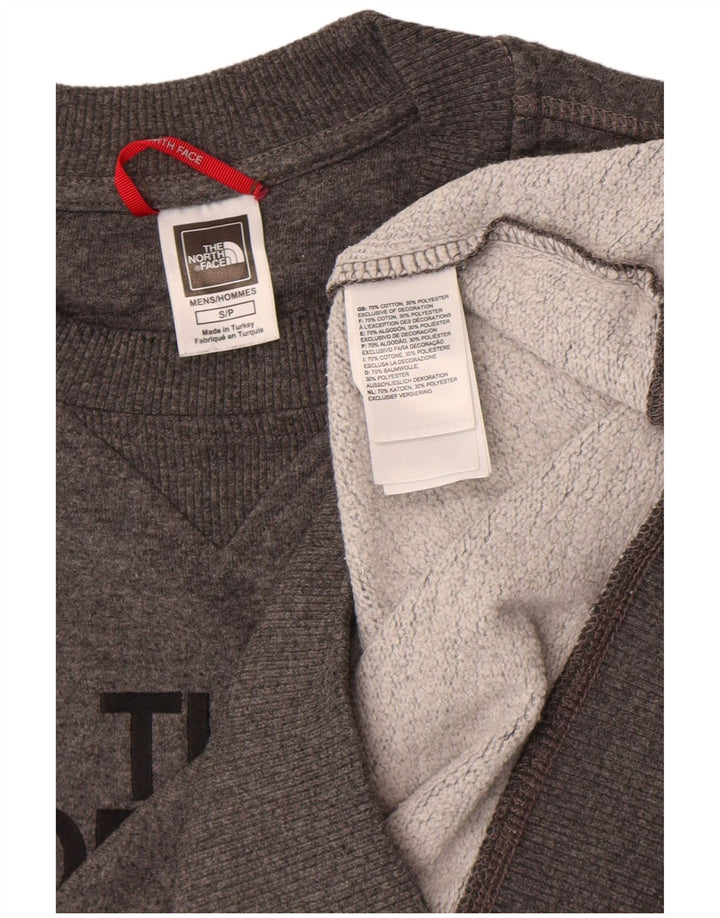 The North Face Sudadera Gráfica Para Hombre Jersey Pequeño De Algodón Con Motivos Grises