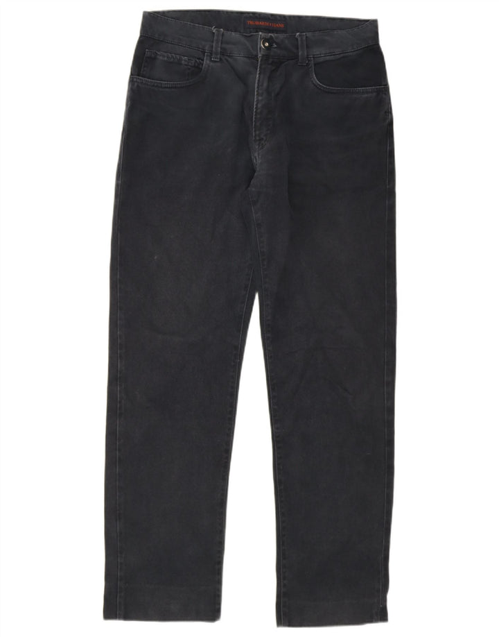 Vaqueros Trussardi Hombre Rectos IT 48 Medium W34 L30 Negro Algodón