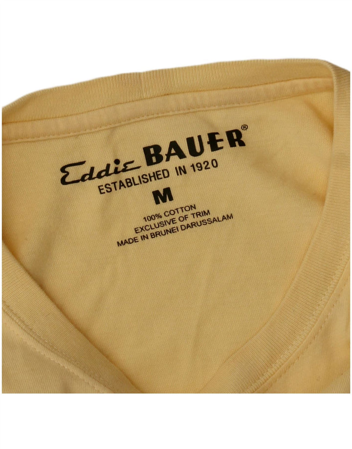 Eddie Bauer - Camiseta para hombre, color amarillo medio, algodón