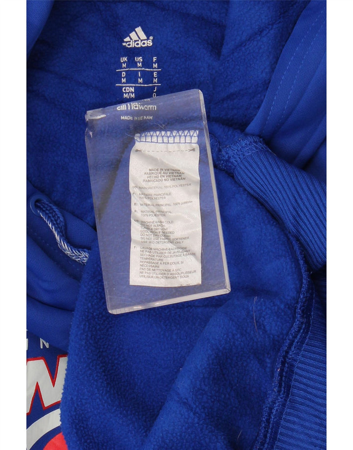 Adidas Hombre Panthers Graphic Sudadera con capucha Jersey Azul Medio Poliéster